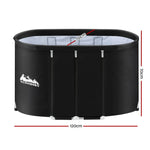 Portable Ice Bath Tub 120x70X70CM Inflatable Cold Water Folding Bathtub Spa Massage - Furniture > Bathroom > Bathtubs