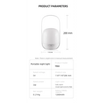Portable LED Night Light with 16 Colors 4 Dimming Modes and Remote Control - Home & Garden > Lighting > Night Lights &