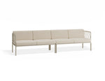 Portella 4 Seater Outdoor Sofa - Beige - Beige - white background