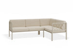 Portella Modular Outdoor Sofa Config B - Beige - Beige - white background