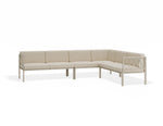 Portella Modular Outdoor Sofa Config D - Beige - Beige - white background