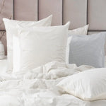 Portifino Yarn Dyed Vintage Washed Cotton Moon Mist European Pillowcase by Renee Taylor - Home & Garden > Bedding >