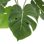 Potted Artificial Split Philodendron Plant With Real Touch Leaves 35cm - Home & Garden > Artificial Plants