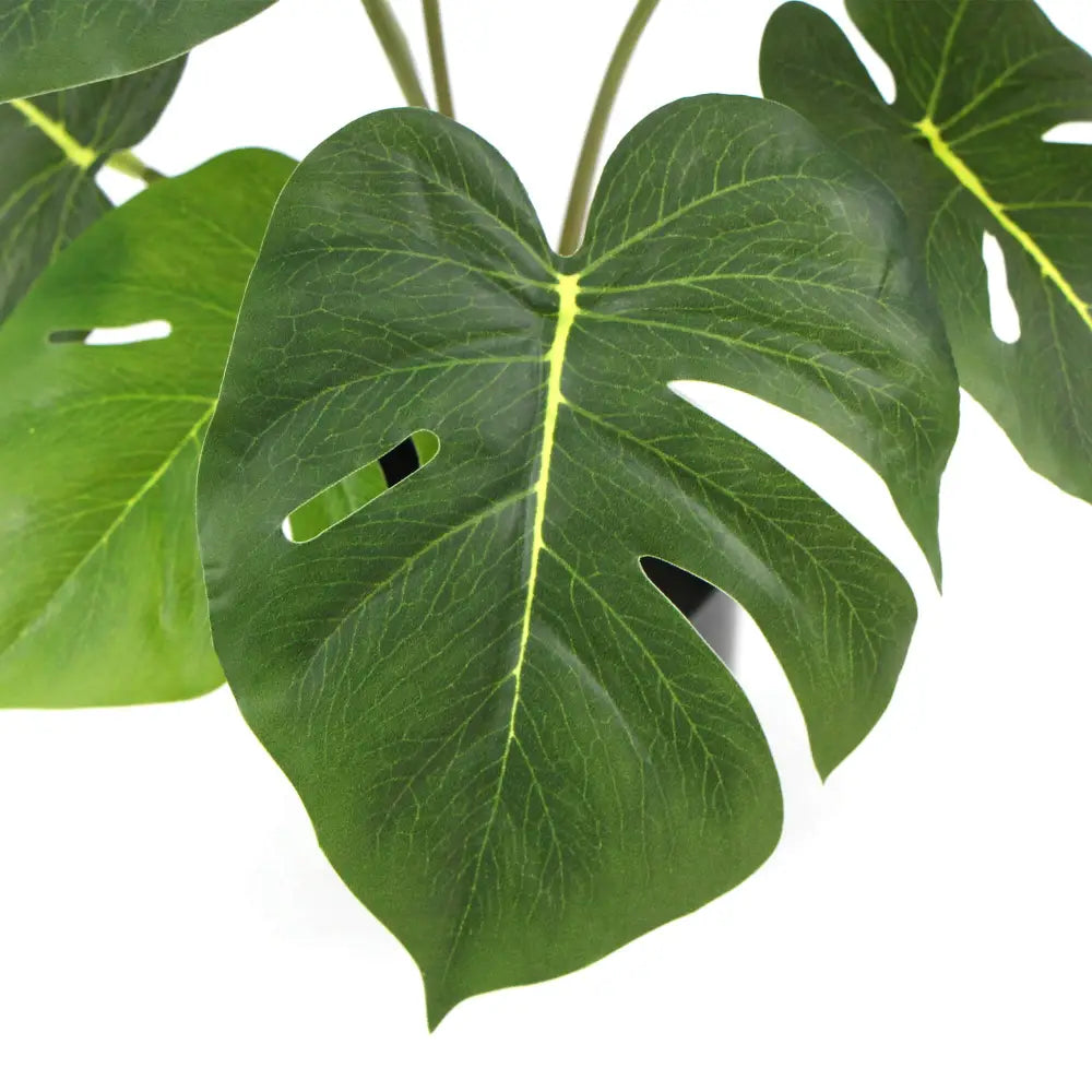 Potted Artificial Split Philodendron Plant With Real Touch Leaves 35cm - Home & Garden > Artificial Plants