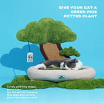 Potted style cat bed cat scratching post warm pet nest - Pet Care > Toys > Cat Toys