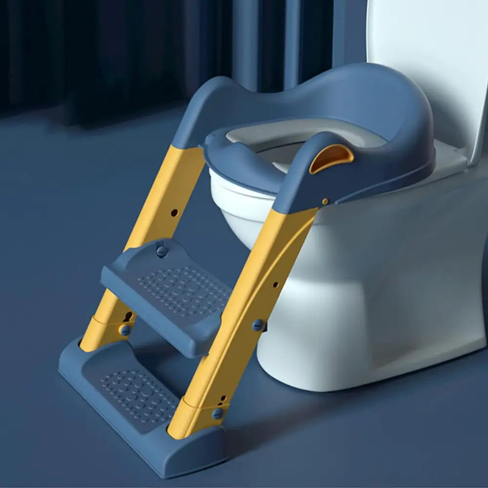 Potty Training Seat Step Stool Ladder Kids Boys Girls (Yellow) - Baby & Kids > Kid’s Furniture