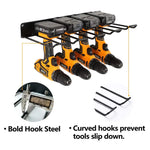 Power Tool Organizer Drill Holder Wall Mount Garage Storage Shelves Rack Wall Storage Organizer Set - Home & Garden >