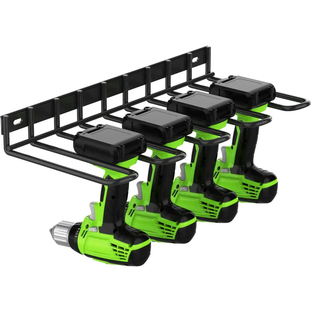 Power Tool Tools Organizer Drill Holder Wall Mount Drill Rack Garage Storage Drill Organizer - Home & Garden > Storage