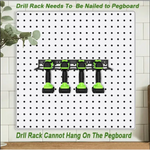 Power Tool Tools Organizer Drill Holder Wall Mount Drill Rack Garage Storage Drill Organizer - Home & Garden > Storage