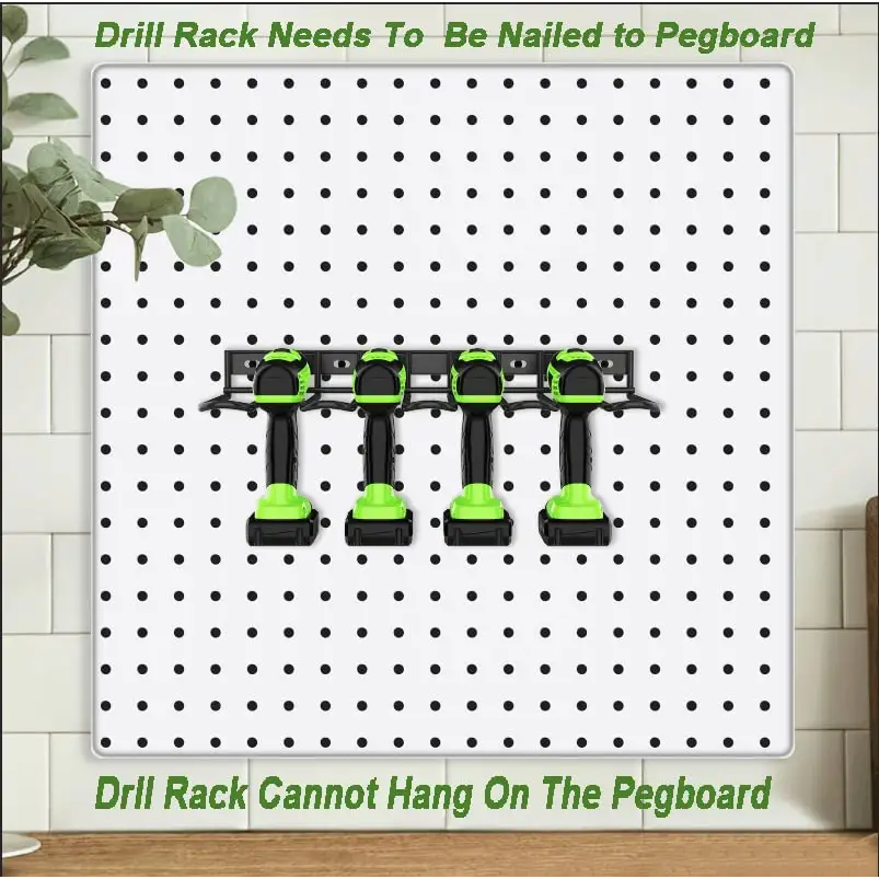 Power Tool Tools Organizer Drill Holder Wall Mount Drill Rack Garage Storage Drill Organizer - Home & Garden > Storage