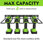Power Tool Tools Organizer Drill Holder Wall Mount Drill Rack Garage Storage Drill Organizer - Home & Garden > Storage