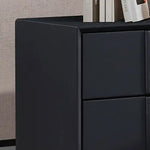 Prado Bedside Table MDF Construction Fabric Upholstery Iron Feet - Furniture > Bedroom > Bedside Tables