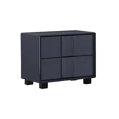Prado Bedside Table MDF Construction Fabric Upholstery Iron Feet - Furniture > Bedroom > Bedside Tables