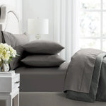 Premium 1000 Thread Count Egyptian Pewter Cotton Sheet Sets by Renee Taylor Mega Queen - Home & Garden > Bedding > Bed