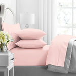 Premium 1000 Thread Count Egyptian Primrose Cotton Sheet Sets by Renee Taylor Mega Queen - Home & Garden > Bedding >
