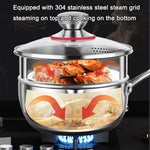 Premium 316 Stainless Steel Non-Stick 22cm Milk Pot with Double-Sided Honeycomb Design - Appliances > Kitchen Appliances