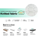 Premium 5 Zone Pocket Spring Foam Mattress Medium Firmness 22cm - King Single - Furniture > Mattresses