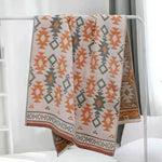 Premium Cartoon Animal Print Gauze Bath Towel - 70x140cm Soft Absorbent(Oracle Green 70*140) - Home & Garden > Bedding