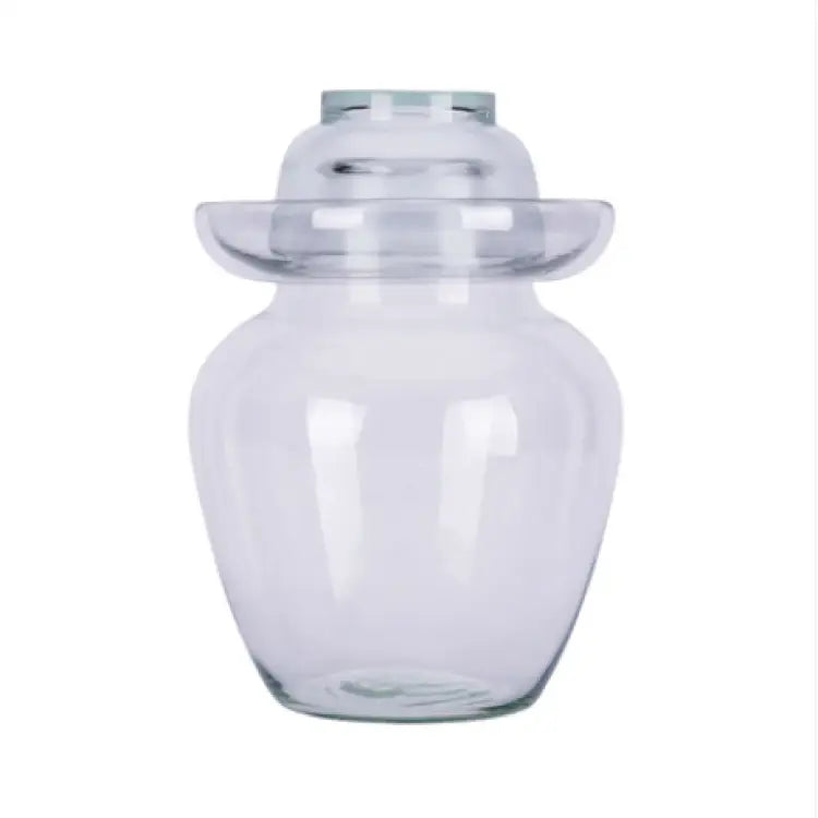 Premium Chinese and Korean Fermentation Pickle Glass Jar Kimchi Sauerkraut Canisters & Jars Medium 5L - Home & Garden >