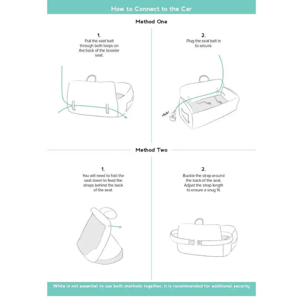 Premium Dog Booster Seat for Medium Pets - Pet Care > Cat Supplies > Cat Carriers & Crates