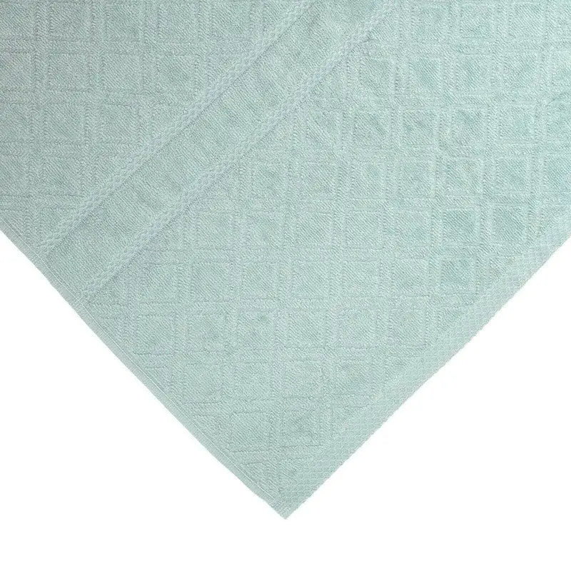 Premium Velour Diamond Design Jacquard Bath Towel (Aqua) - Home & Garden > Bathroom Accessories