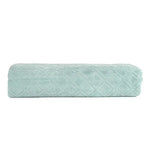 Premium Velour Diamond Design Jacquard Bath Towel (Aqua) - Home & Garden > Bathroom Accessories