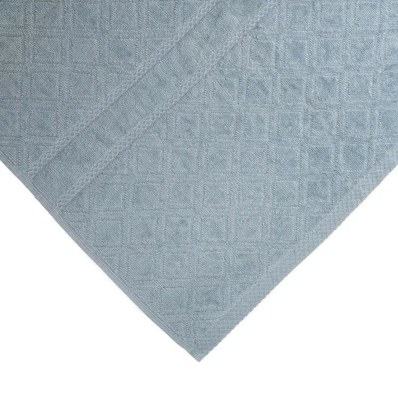 Premium Velour Diamond Design Jacquard Bath Towel (Blue) - Home & Garden > Bathroom Accessories