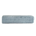 Premium Velour Diamond Design Jacquard Bath Towel (Blue) - Home & Garden > Bathroom Accessories