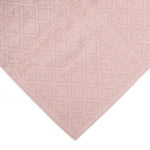 Premium Velour Diamond Design Jacquard Bath Towel (Pink) - Home & Garden > Bathroom Accessories