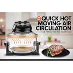 Pronti 17L Family Turbo Convection Oven Broiler Cooker - A18 Black - Appliances > Kitchen Appliances