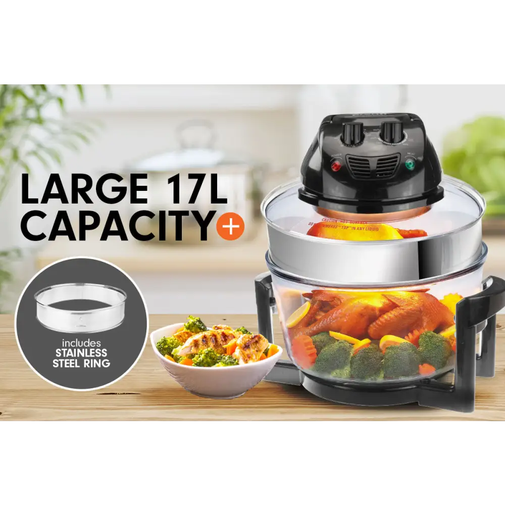 Pronti 17L Family Turbo Convection Oven Broiler Cooker - A18 Black - Appliances > Kitchen Appliances