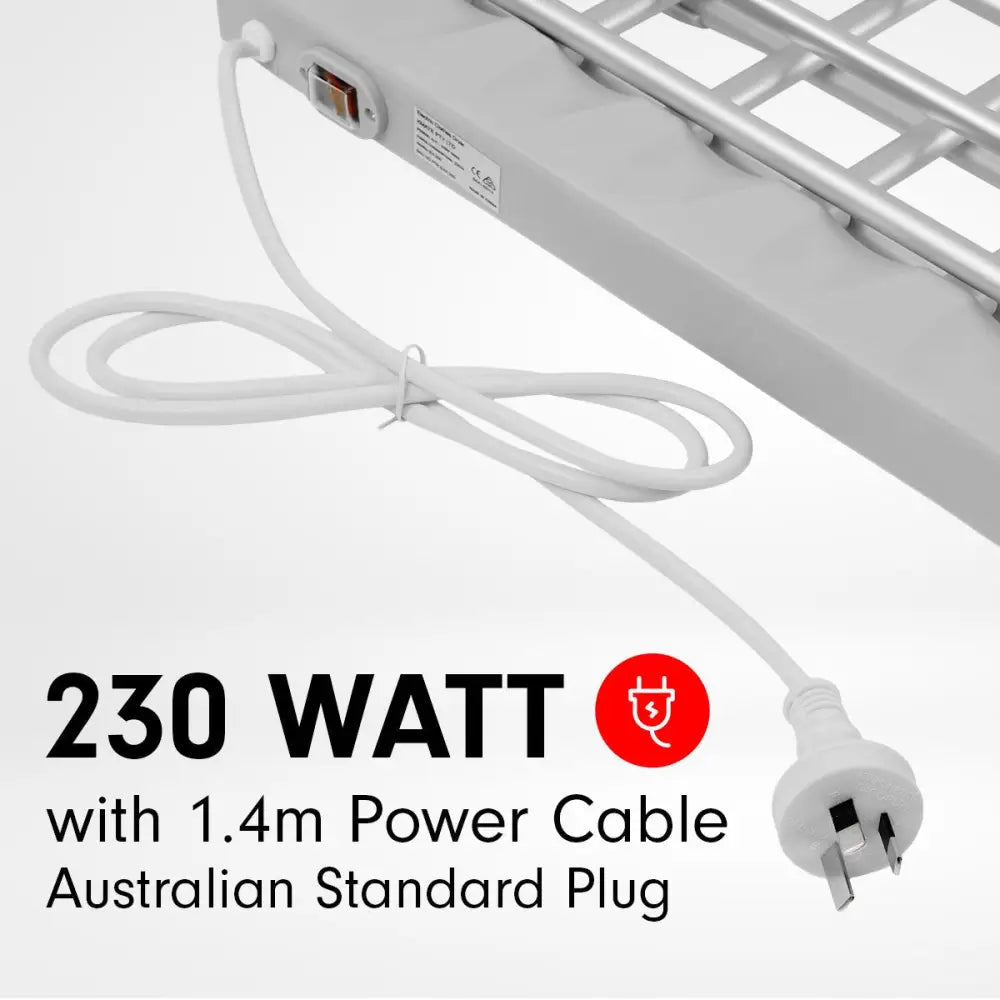 Pronti Heated Towel Rack Dryer Warmer Rack Airer Heat Line Hanger Laundry - Home & Garden > Bathroom Accessories