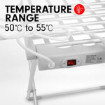 Pronti Heated Towel Rack Dryer Warmer Rack Airer Heat Line Hanger Laundry - Home & Garden > Bathroom Accessories
