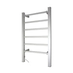 Pronti Heated Towel Rack Electric Bathroom Towel Rails Warmer 100w - Silver - Home & Garden > Laundry & Cleaning >