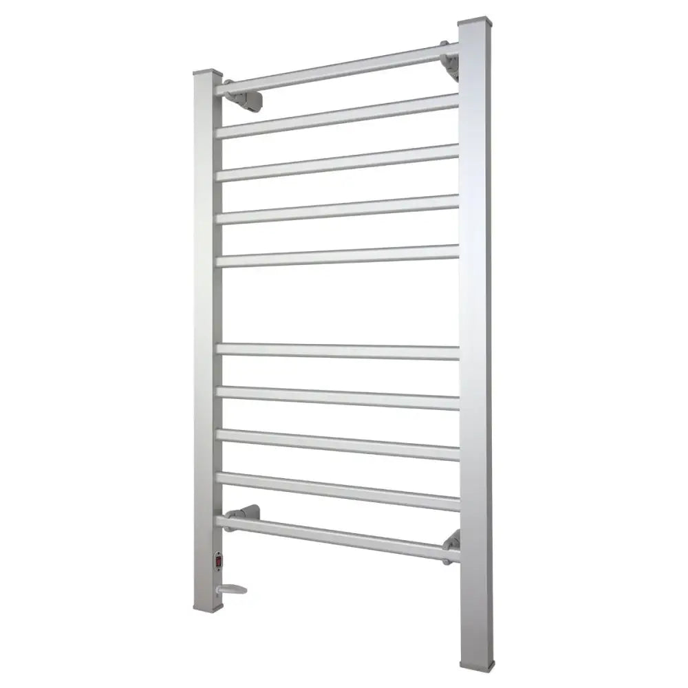 Pronti Heated Towel Rack Electric Bathroom Towel Rails Warmer Ev-160- Silver - Home & Garden > Laundry & Cleaning >