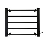 Pronti Heated Towel Rack Electric Bathroom Towel Rails Warmer Ev-90 -black - Home & Garden > Laundry & Cleaning >