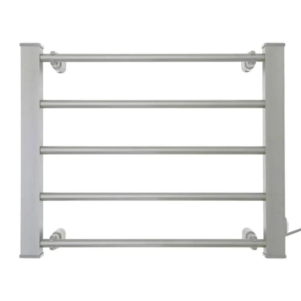 Pronti Heated Towel Rack Electric Bathroom Towel Rails Warmer Ev-90- Silver - Home & Garden > Laundry & Cleaning >