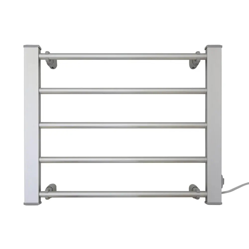 Pronti Heated Towel Rack Electric Bathroom Towel Rails Warmer Ev-90- Silver - Home & Garden > Laundry & Cleaning >