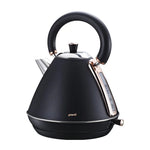 Pronti Rose Trim Collection Toaster & Kettle Bundle - Black - Appliances > Kitchen Appliances