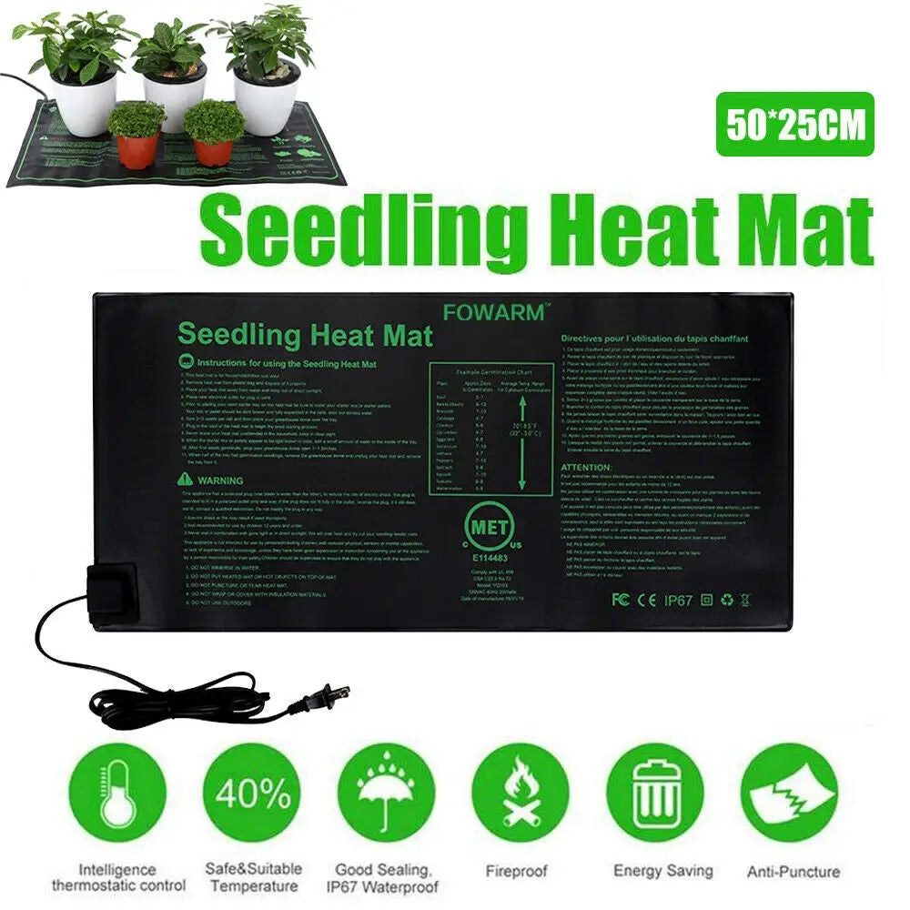 Propagation Seedings Heating Mat Seed Germination Starter Sprout Plant Cloning - Home & Garden > Home & Garden Others