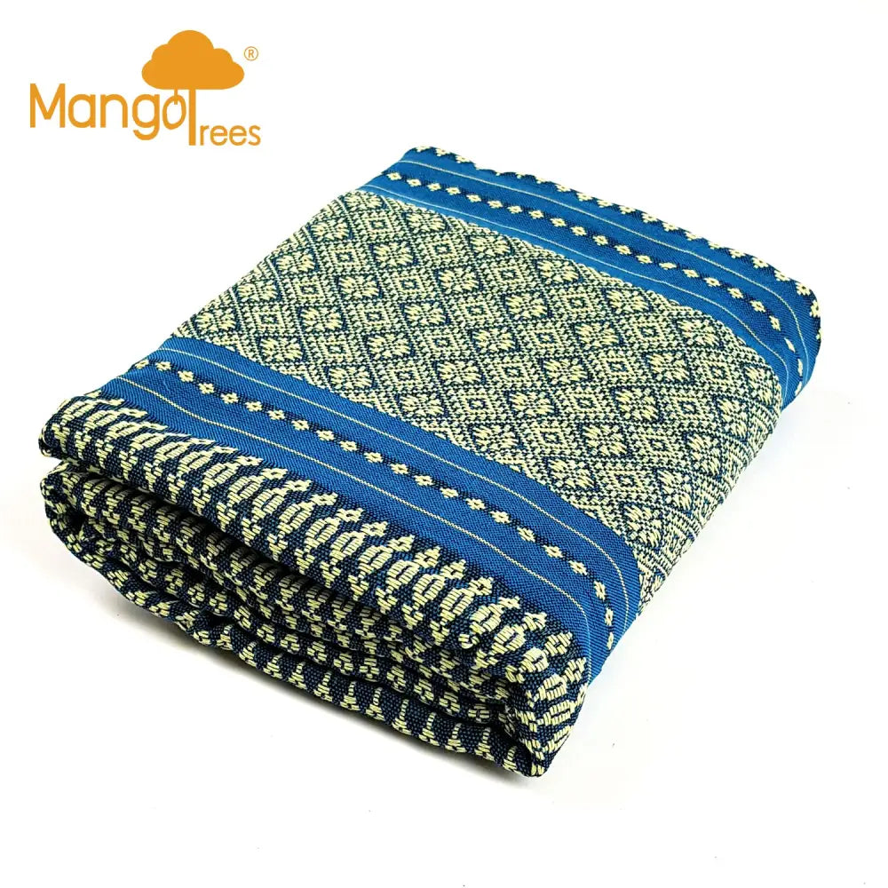 Protector Cover For [Large] Thai Triangle Mattress Blue - Home & Garden > Decor