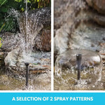 PROTEGE 10W Solar Powered Water Fountain Pump Pond Kit with Eco Filter Box - Home & Garden > Fountains