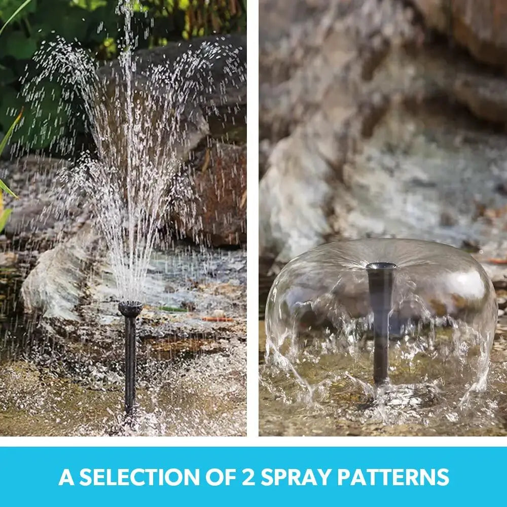 PROTEGE 10W Solar Powered Water Fountain Pump Pond Kit with Eco Filter Box - Home & Garden > Fountains