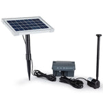 Protege 25W Solar Powered Fountain Submersible Water Pump with Battery Pond Kit Garden - Home & Garden > Fountains