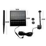 PROTEGE 5W Solar Powered Fountain Submersible Water Pump Panel Kit Garden Pond - Home & Garden > Fountains