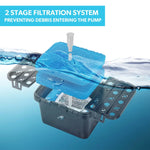 PROTEGE 5W Solar Powered Water Fountain Pump Pond Kit with Eco Filter Box - Home & Garden > Fountains