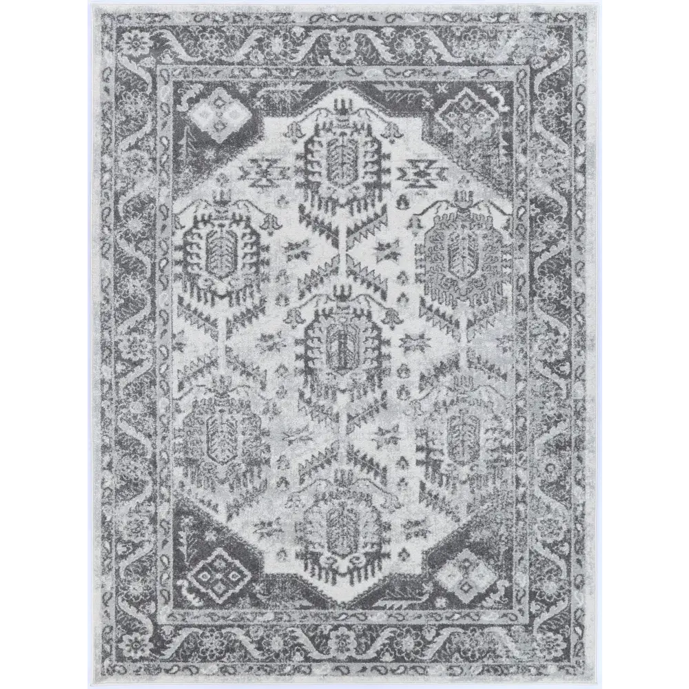 Provence Prov03 Cream/L.Grey 160x230 - Home & Garden > Rugs