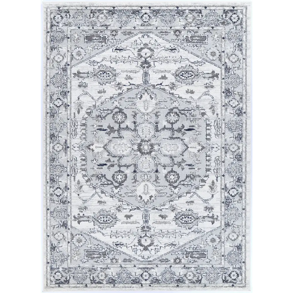 Provence Prov08 L.Grey/Cream 160x230 - Home & Garden > Rugs