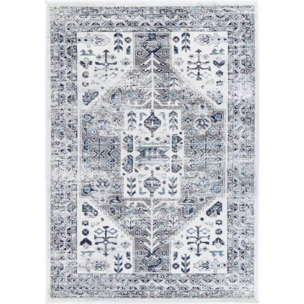 Provence Prov14 Cream/Grey 160x230 - Home & Garden > Rugs
