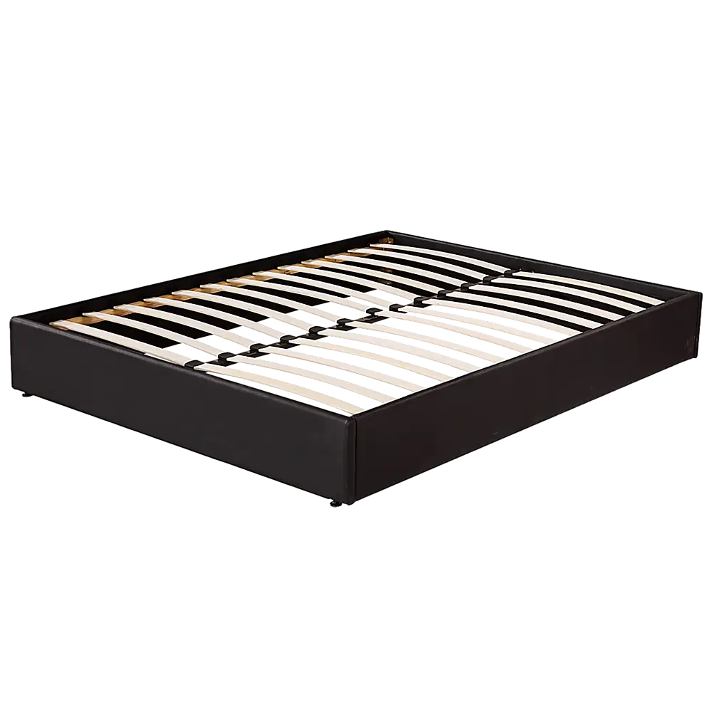 PU Leather Double Bed Ensemble Frame - Furniture > Bedroom
